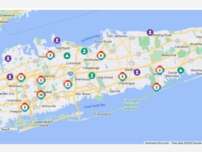 Highly intensive wind gusts have caused power outages on Long Island.