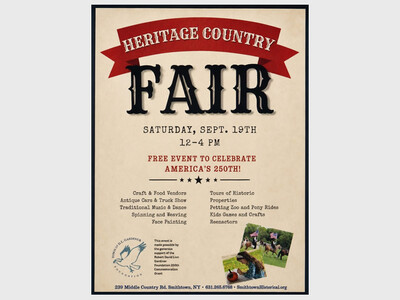 Smithtown Historical Society Heritage Country Fair 