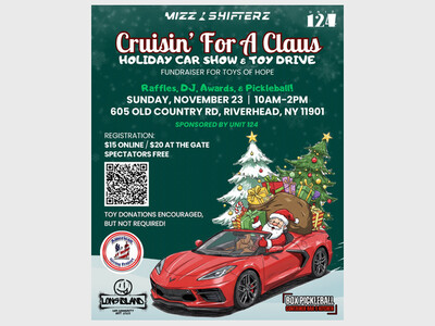 Cruisin For a Claus  Holiday Car Show & Toy Drive 